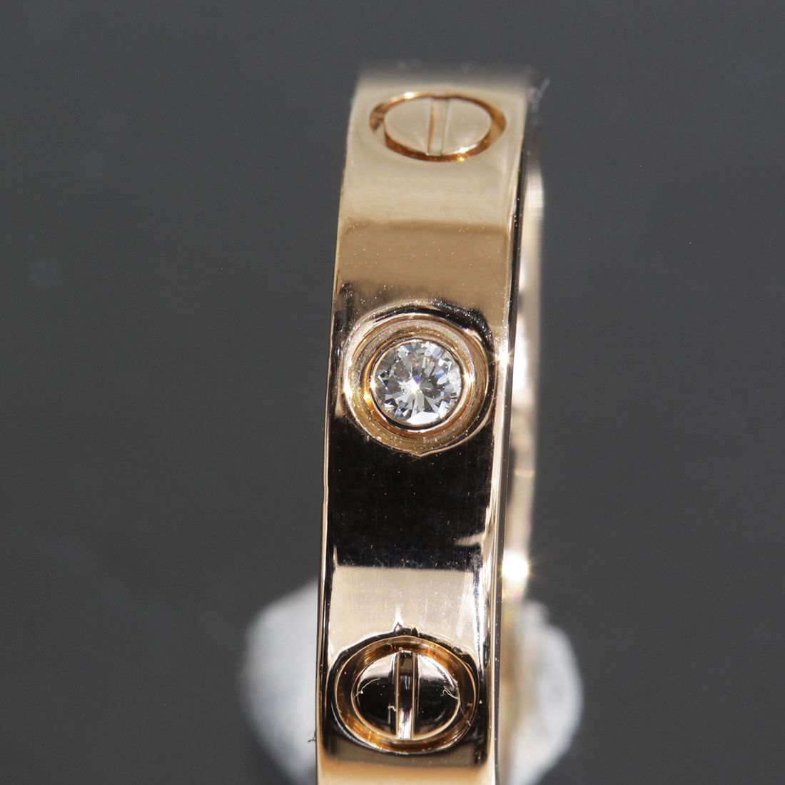 カルティエ ミニラブリング 1Pダイヤ 7号(47)Au750 保 E1902 - メルカリ