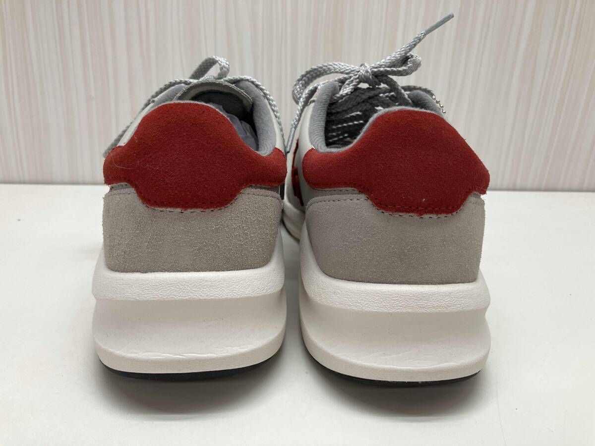 via SANGACIO サンガッチョ スニーカー にゅ BLOW GRAY/BORDEAUX 24.5 