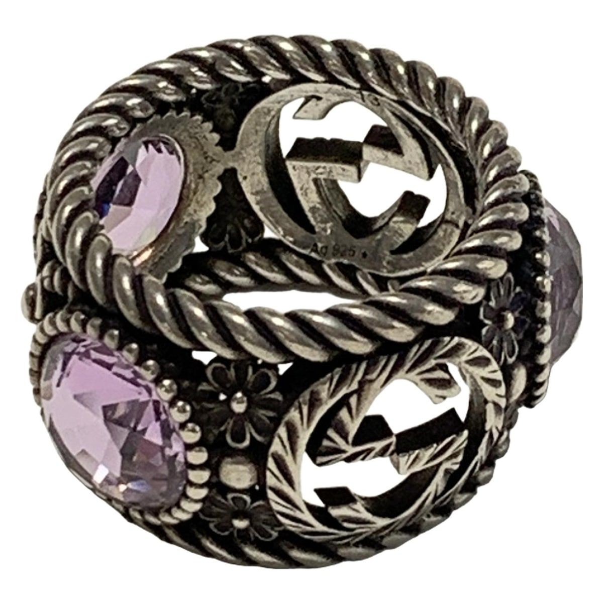 ✨グッチ✨GUCCI✨花✨フラワー✨シルバー✨リング✨925✨ GUCCI グッチ フラワーモチーフ リング レディス シルバーアクセサリー