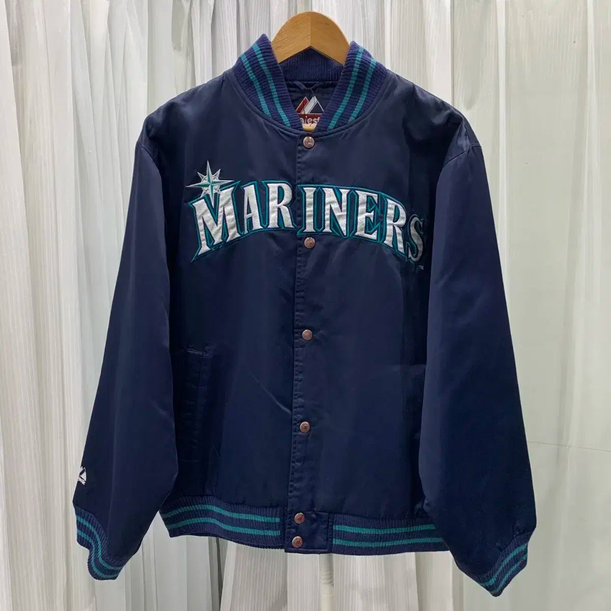 Majestic シアトル・マリナーズ ベースボールスタジャン 17000 - メルカリ