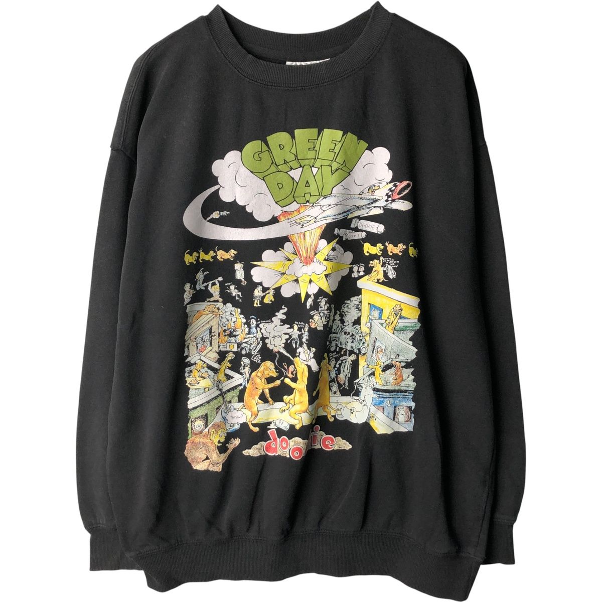 古着 GREEN DAY グリーンデイ バンド スウェットシャツ トレーナー メンズL相当/eaa593454