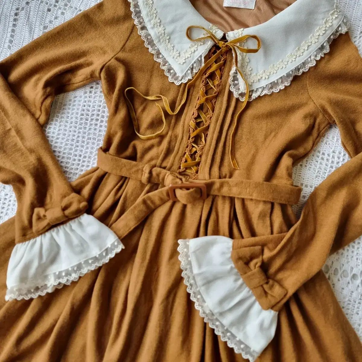 【レア】LIZLISA原宿限定ワンピース LIZLISA 柏vat 限定ワンピース 春夏ブルー