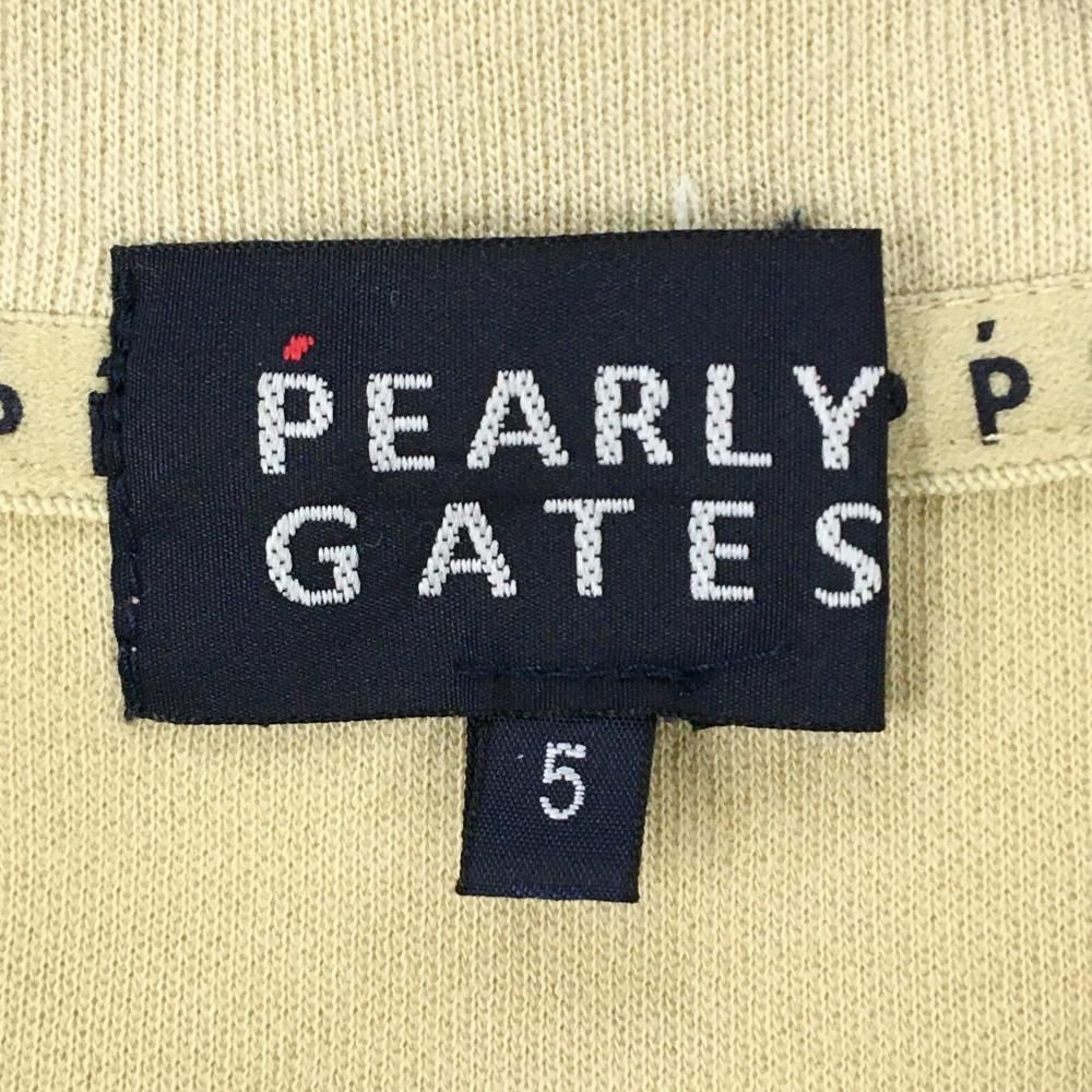 美品　パーリーゲイツ　テーラードジャケット　ニット　ワッペン　ロゴ　ネイビー　5 美品 パーリーゲイツ テーラードジャケット ニット ワッペン ロゴ