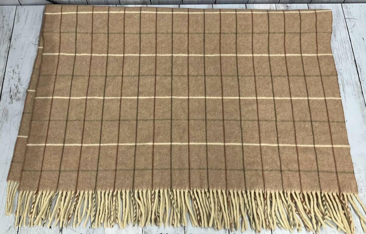 Burberrys バーバリーズ ひざ掛け ブランケット ウール100% - メルカリ