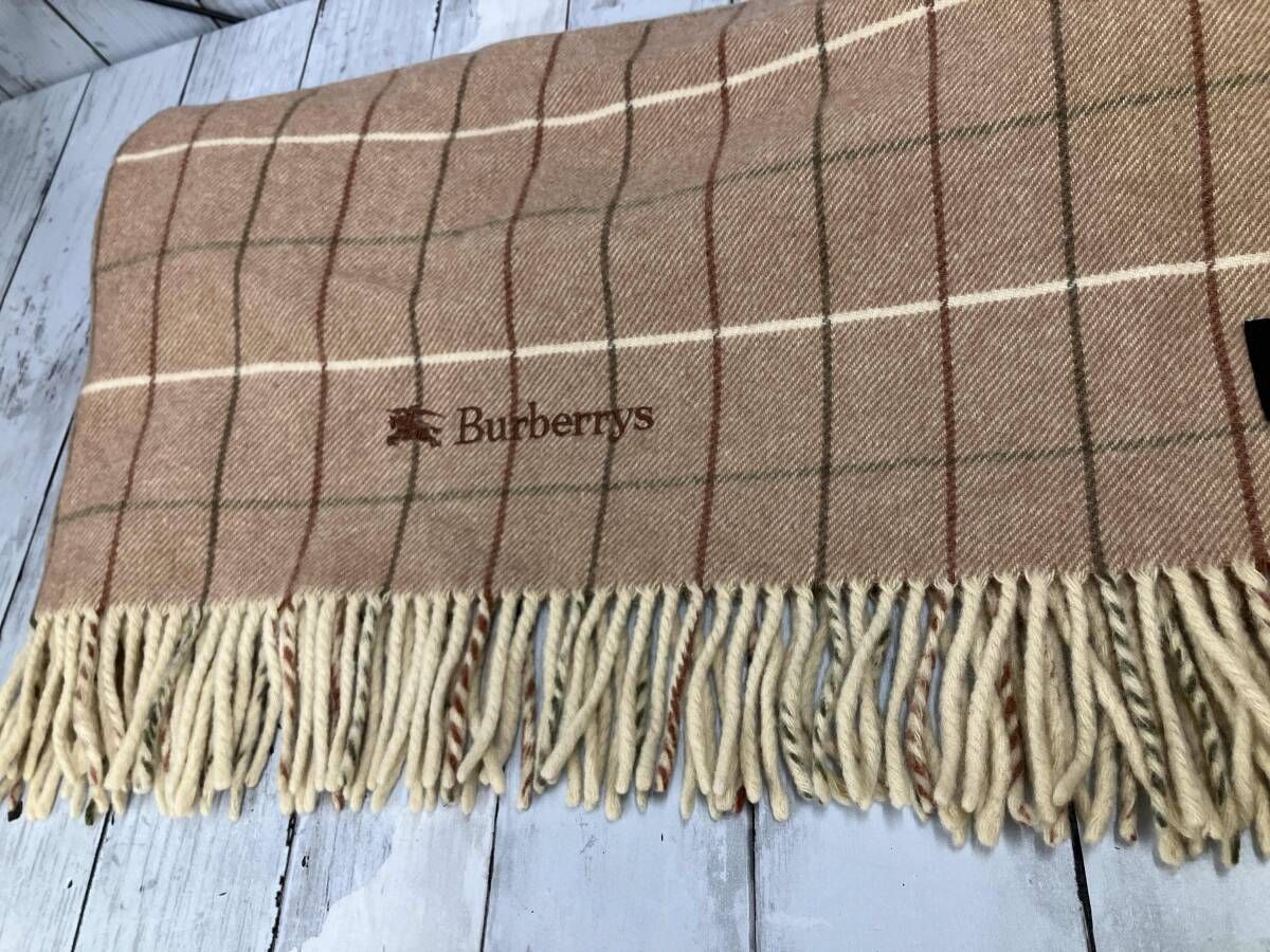 Burberrys バーバリーズ ひざ掛け ブランケット ウール100% - メルカリ