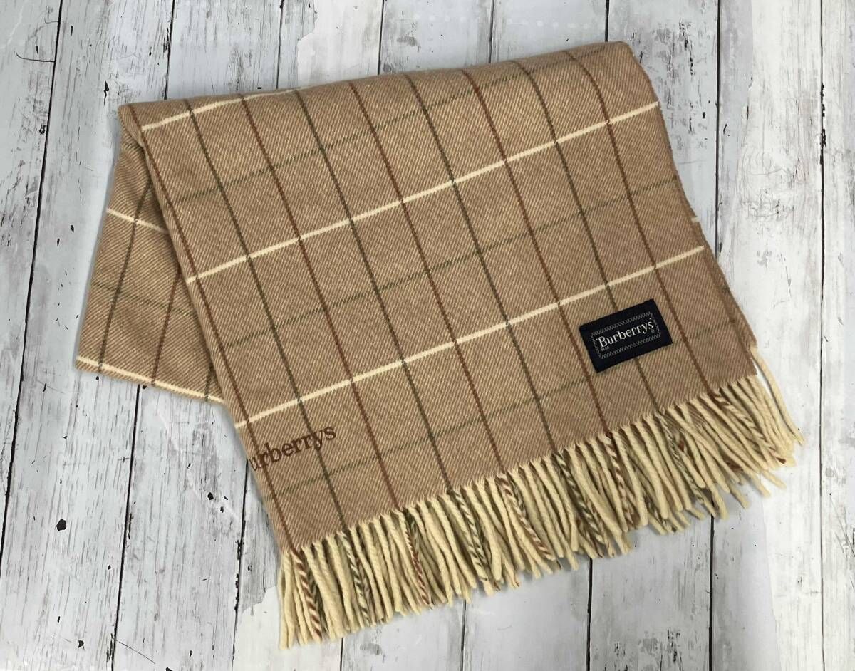 Burberrys バーバリーズ ひざ掛け ブランケット ウール100% - メルカリ