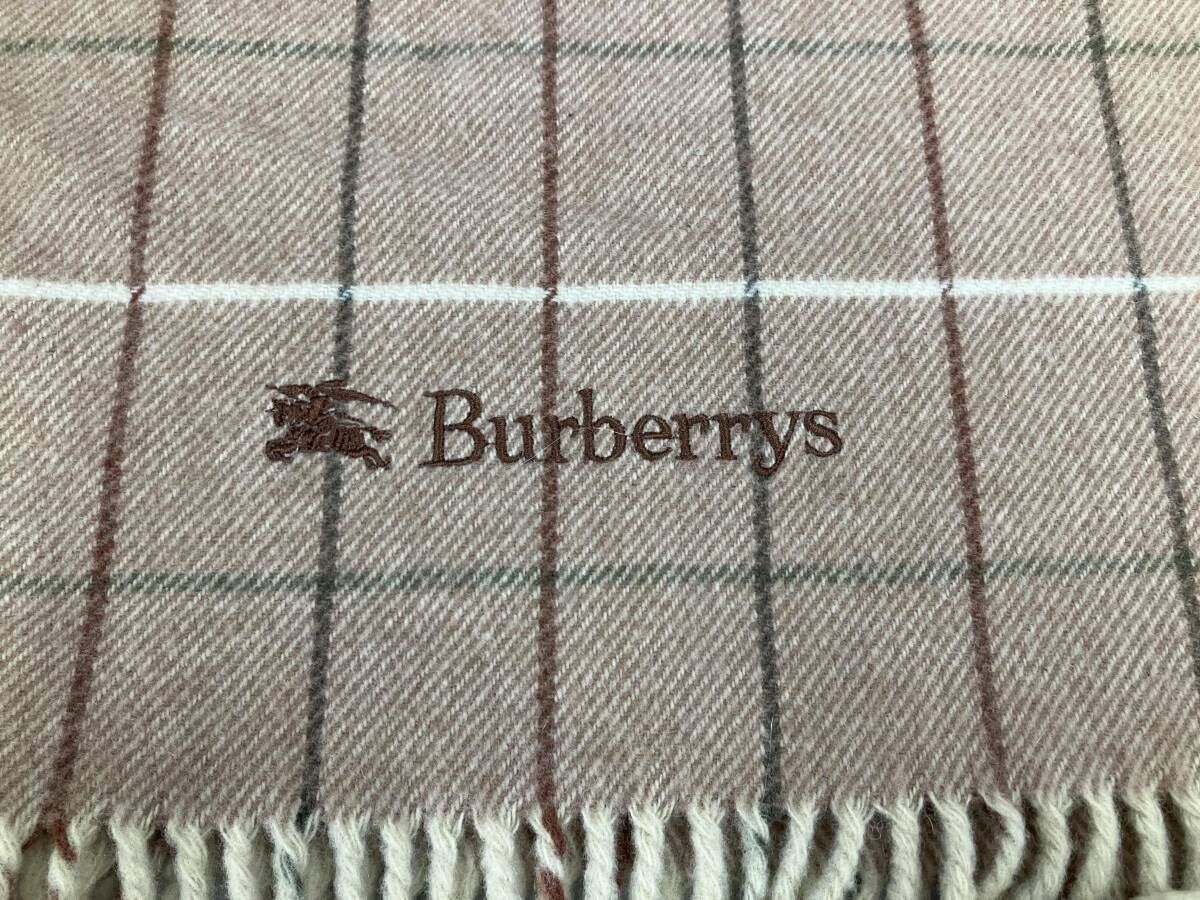 Burberrys バーバリーズ ひざ掛け ブランケット ウール100% - メルカリ