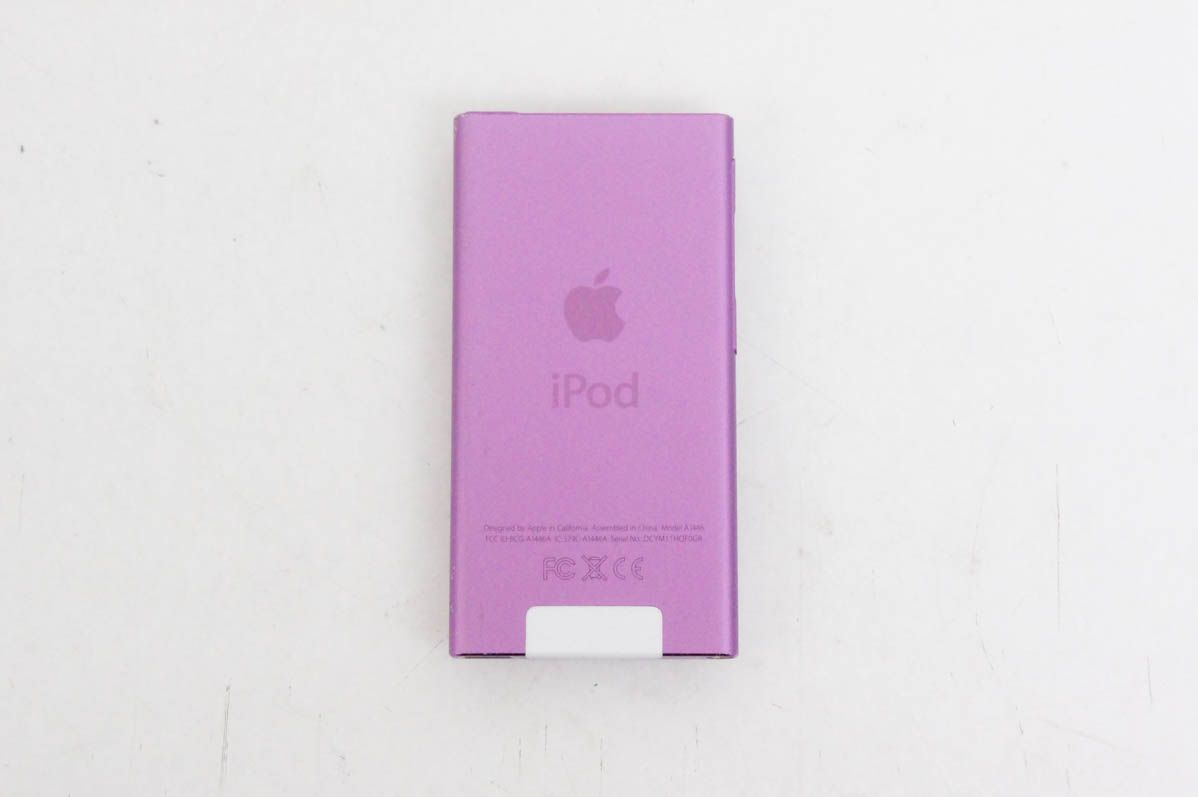 中古】Appleアップル 第7世代 iPod nano 16GB パープル MD479J - メルカリ