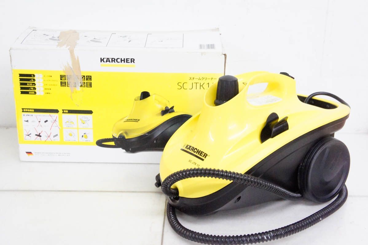 中古】KARCHERケルヒャー 家庭用スチームクリーナー SC JTK 10 PLUS 除