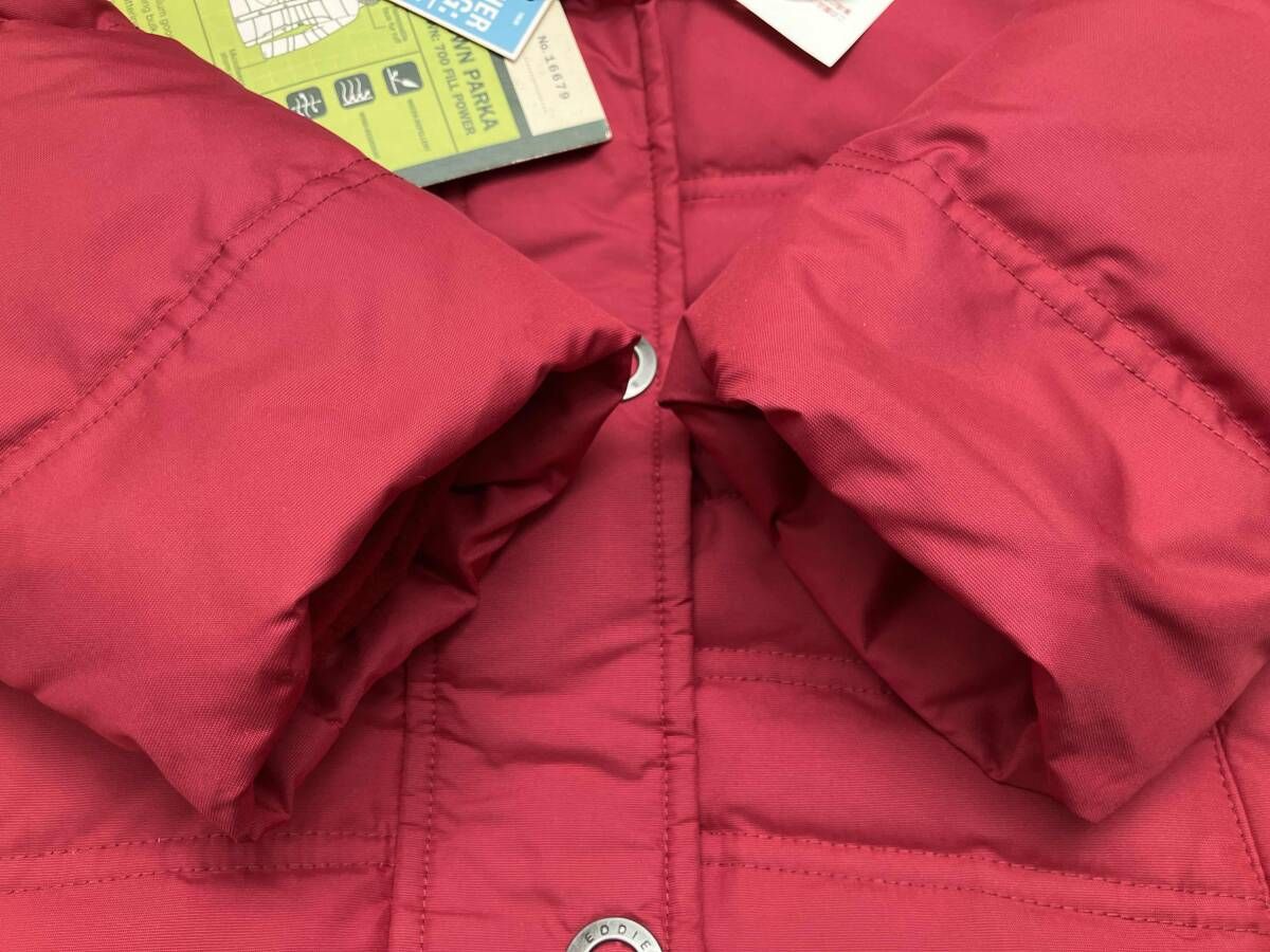 Eddie Bauer エディバウアー ダウンコート S レッド - メルカリ