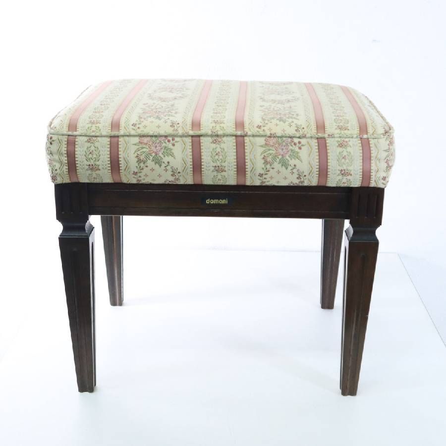 カリモク家具 最高峰 domani ドマーニ クイーンズライフ スツール 花柄