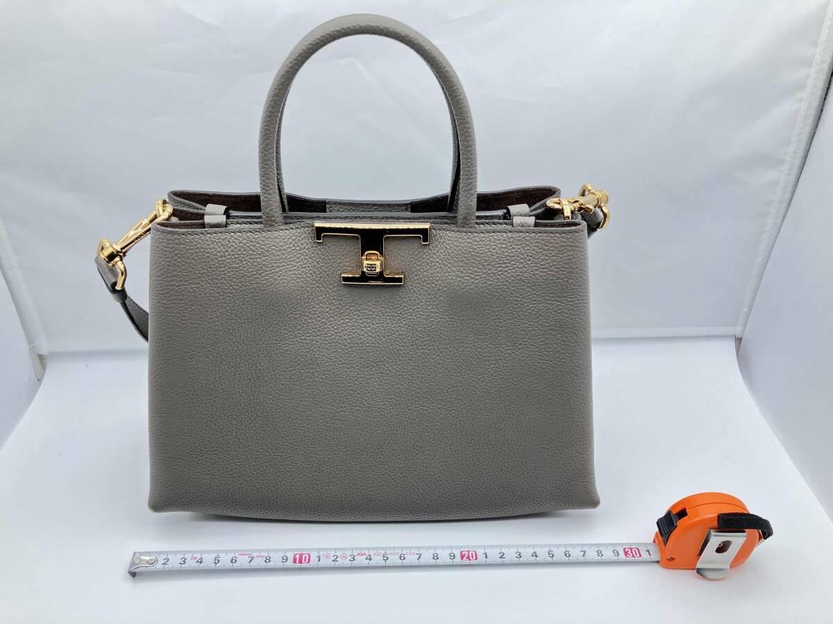 TOD'S Tタイムレス マイクロ グレー TOD'S Tタイムレス