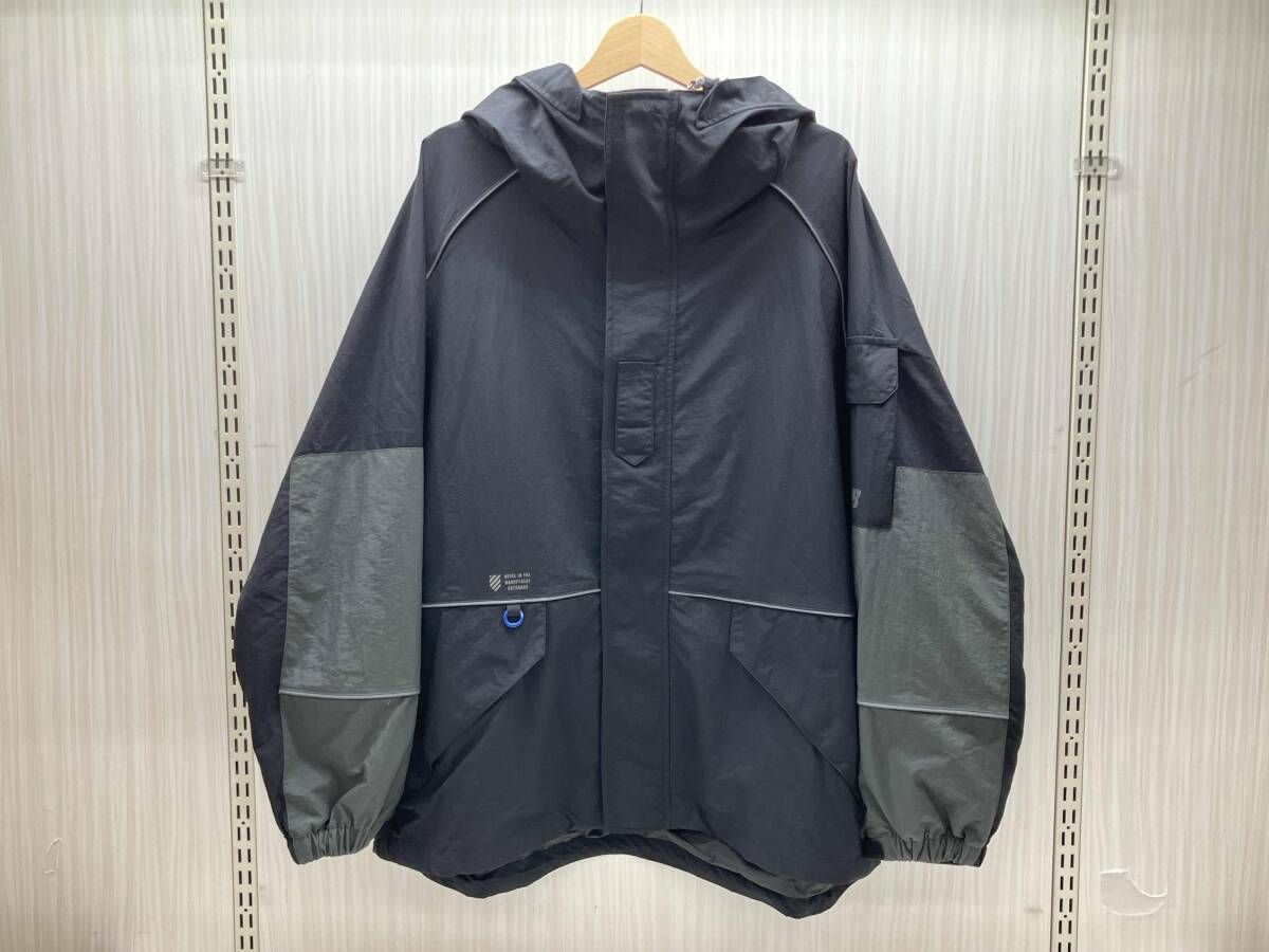 new balance ニューバランス ODフーデットタスランジャケット ナイロンジャケット メンズ Lサイズ AMJ55640 ブラック