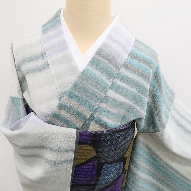 ❁tomihisa❁新品 2点セット 前田仁仙 落款 着物“色彩マジックで