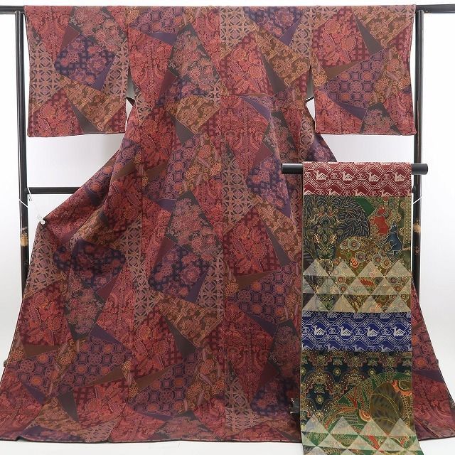 ❁tomihisa❁新品 2点セット やまと誂製 前田仁仙 更紗 着物