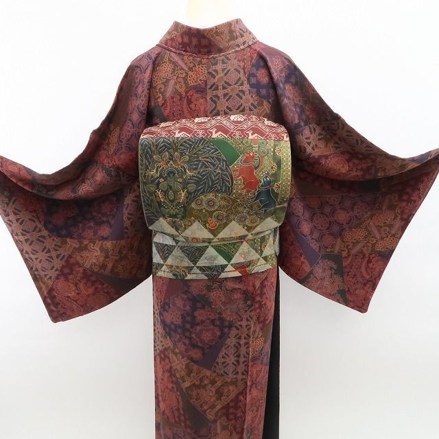 ❁tomihisa❁新品 2点セット やまと誂製 前田仁仙 更紗 着物