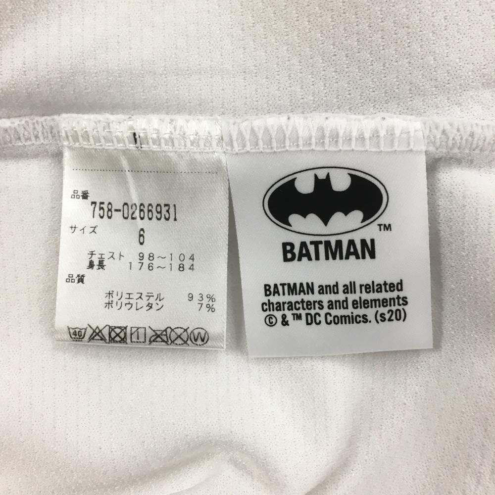 美品】マスターバニー×バットマン 長袖ハイネックシャツ 白×黒 10周年