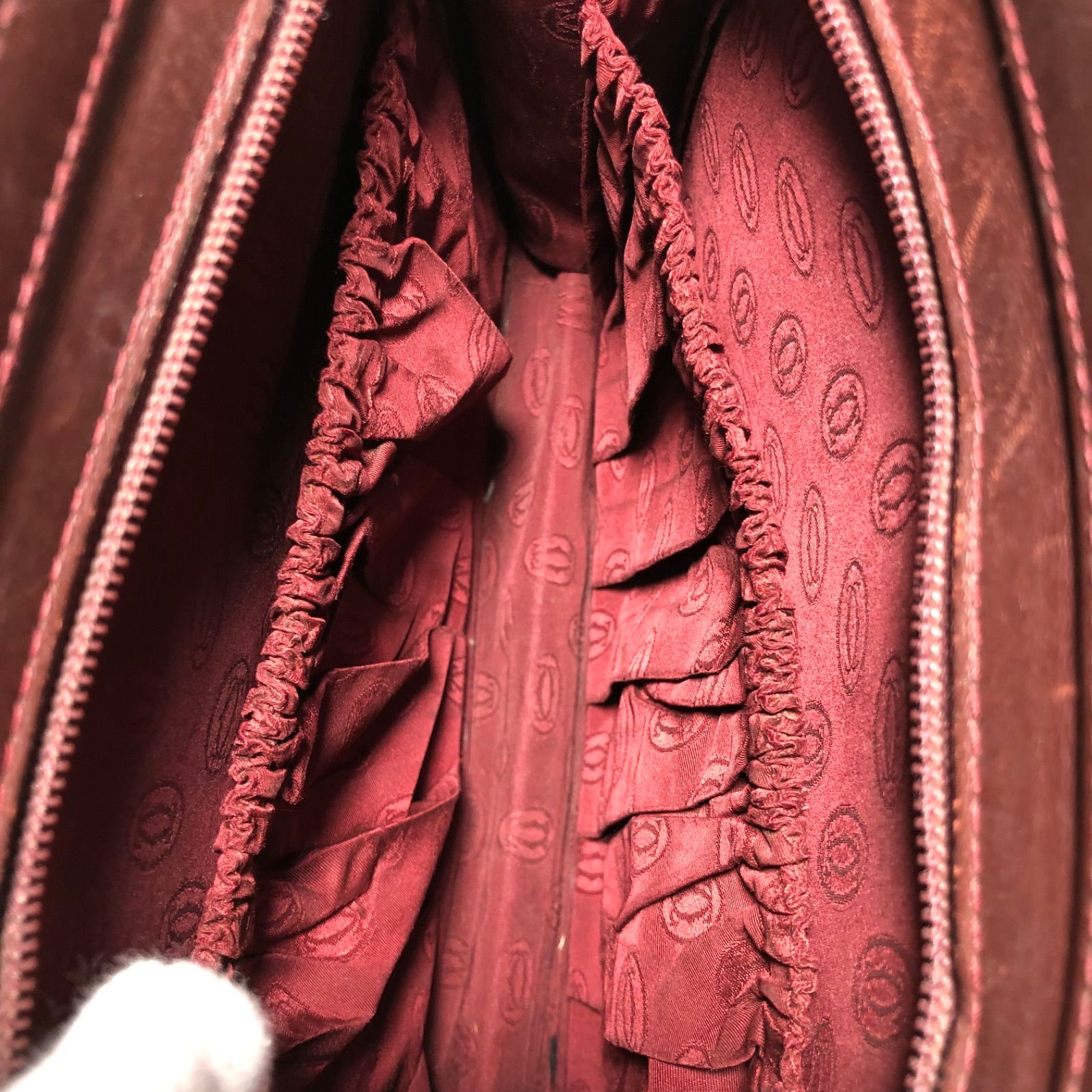 A1120-25-5 cartier カルティエ ヴィンテージ マスト レザー セカンド