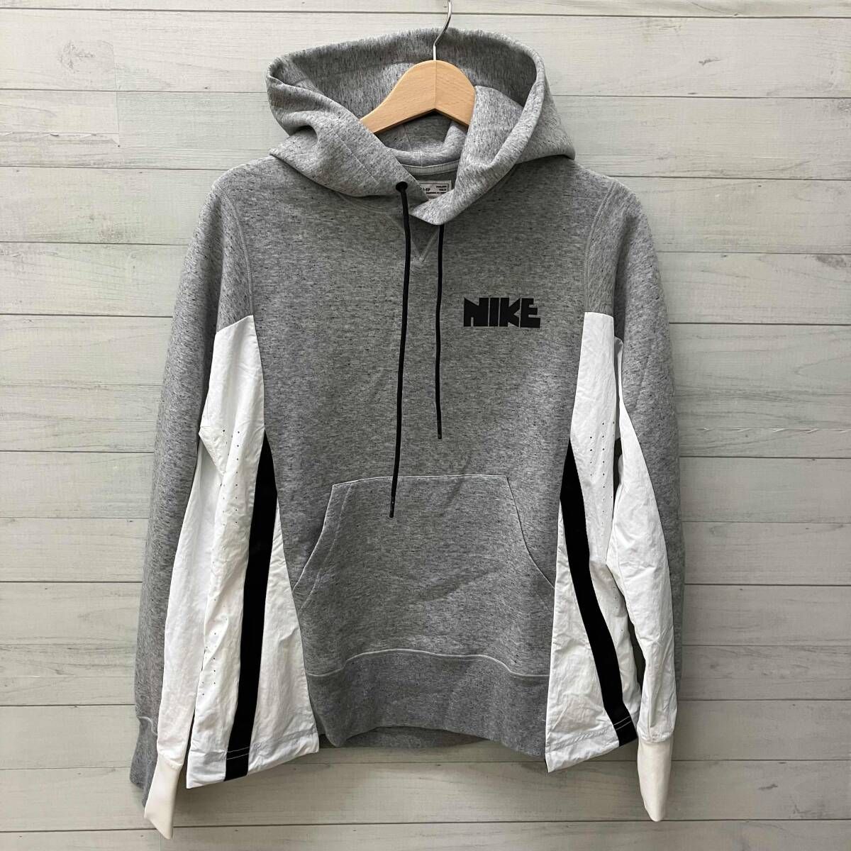 sacai×NIKE サカイ×ナイキ プルオーバーパーカー 20AW NRG HOODIE GRAY
