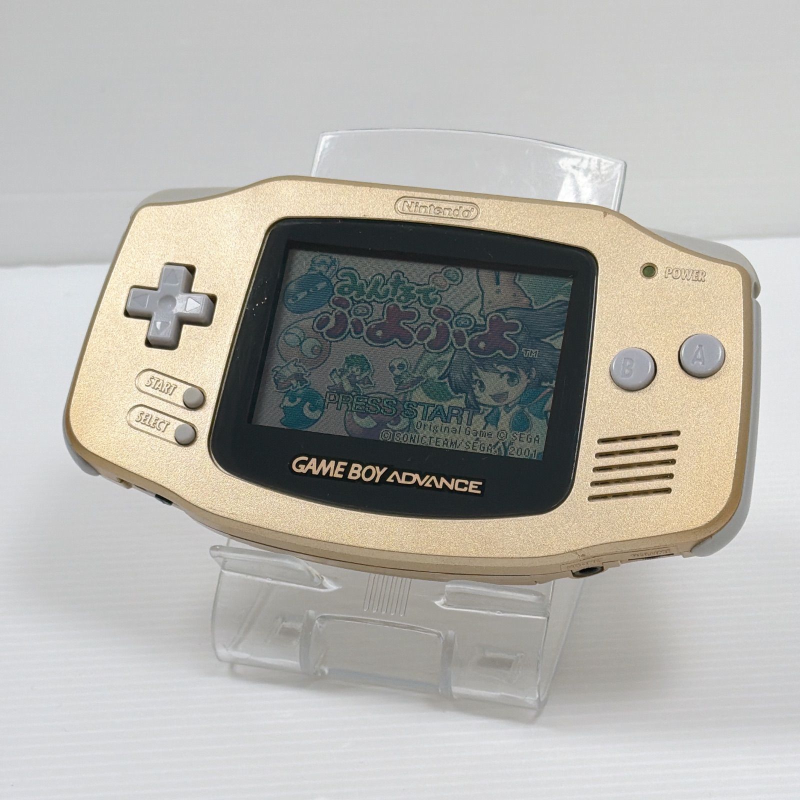 【レアカラー】ゲームボーイアドバンス ゴールド ゲームボーイアドバンス ゴールド 動作確認済み 良品 ニンテンドー