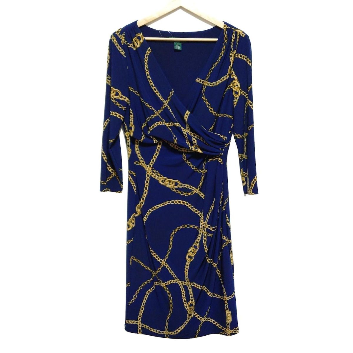 ラルフローレン ワンピース サイズ8 M レディース美品 - ネイビー