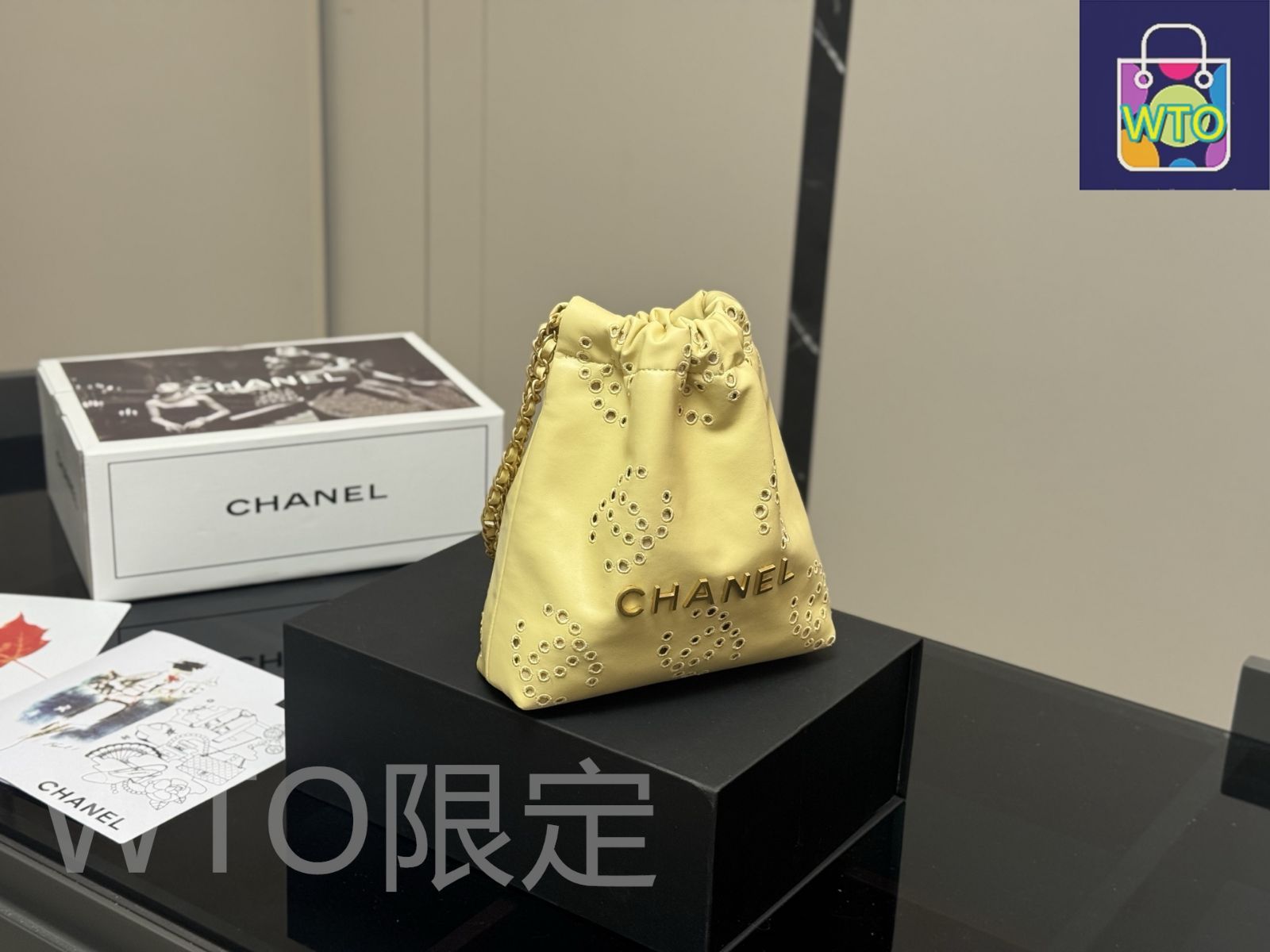 未使用 シャネル CHANEL マリン モチーフ ウール レザー ボディバッグ 今日特価】Chanel シャネル ミニ 22バッグ シリーズ 柔らかく軽量な
