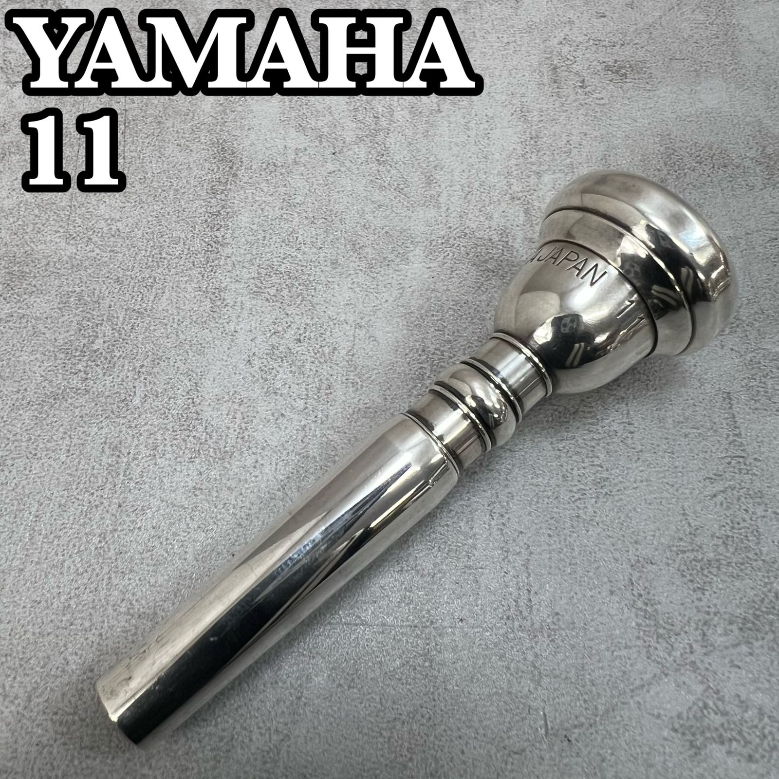 【中古美品】トランペットマウスピース3本セット BACH、YAMAHA、金銀 中古美品】トランペットマウスピース3本セット BACH、YAMAHA、金銀