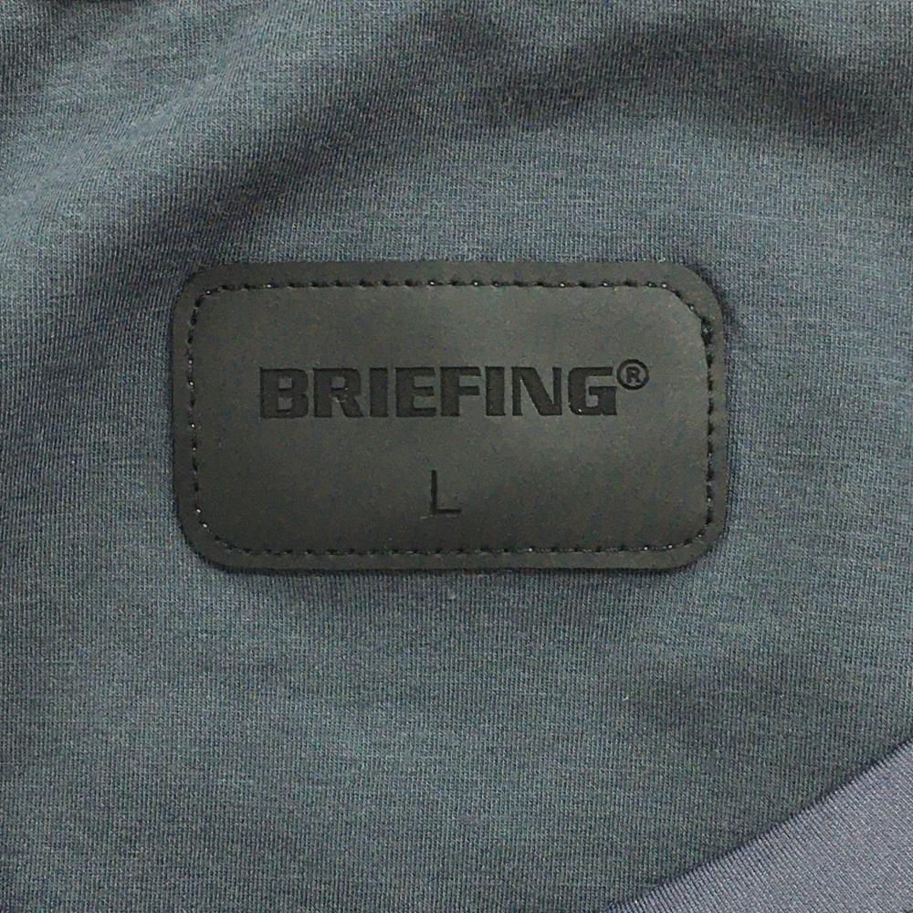 超美品】ブリーフィング トレーナー グレー 腹部ポケット 薄手 メンズ