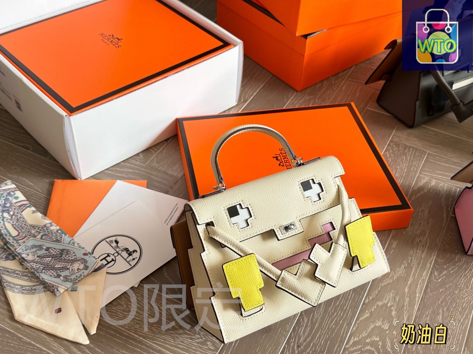 今日特価】Herm?s エルメス ケリードール 牛皮製 可愛らしいデザイン