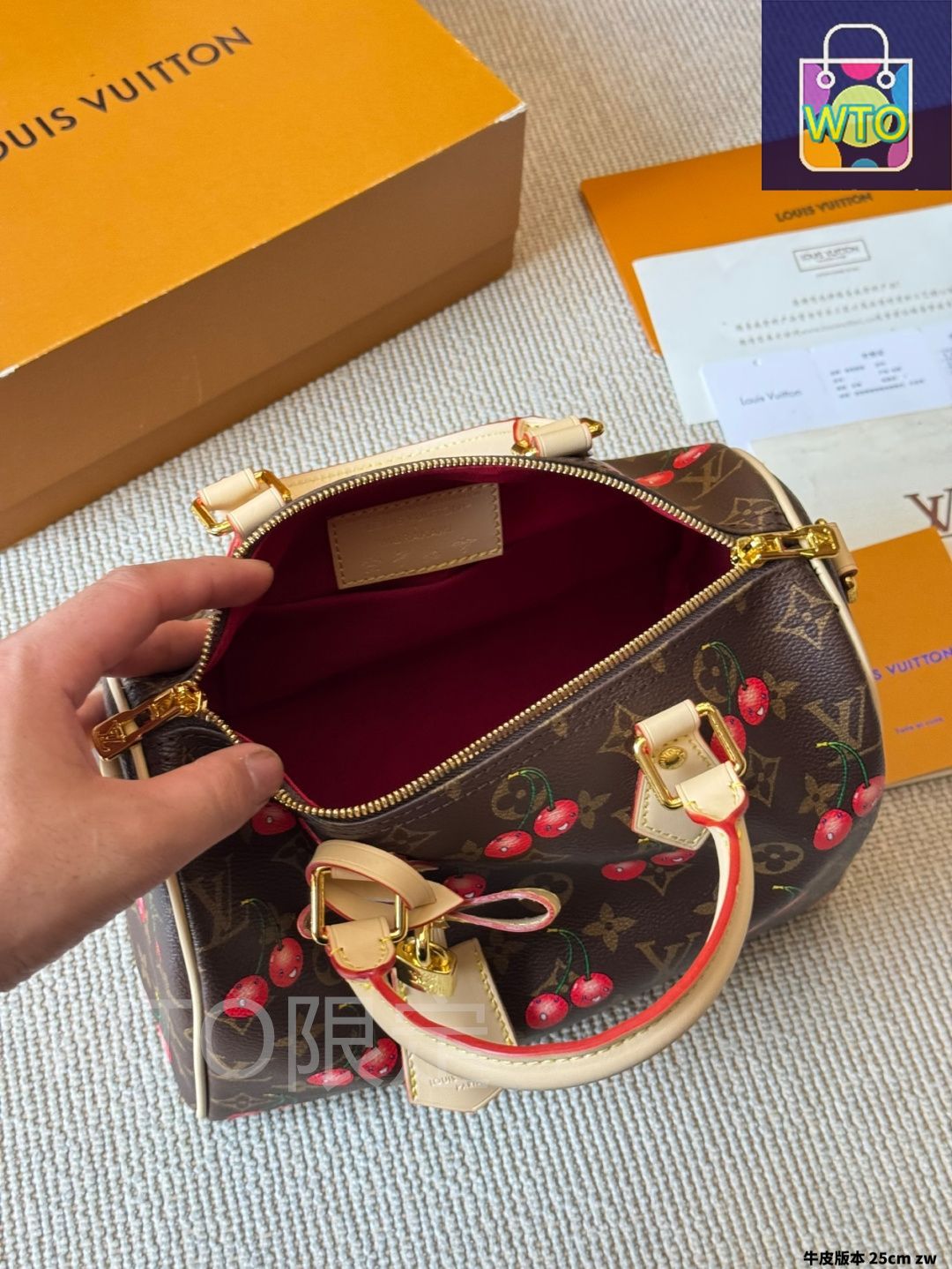 今日特価】LV ルイヴィトン スピーディ ピローバッグ 原版?刻、内装