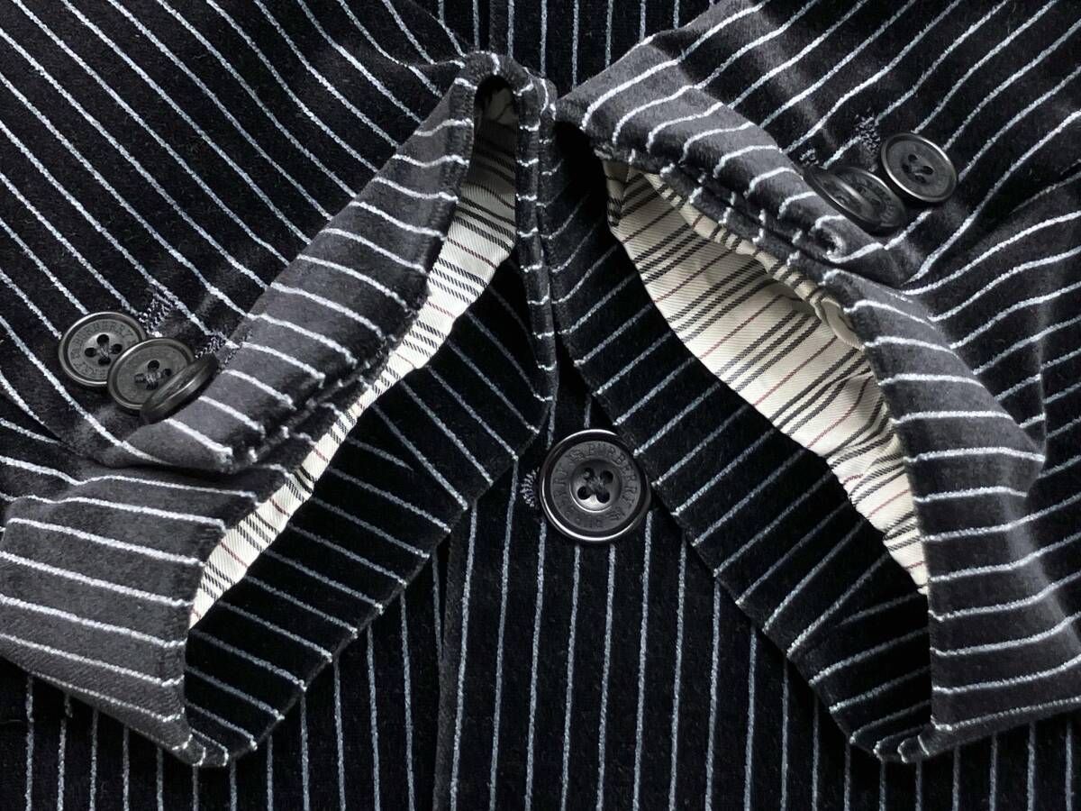 美品】バーバリーブラックレーベル マリンジャケット ベロア