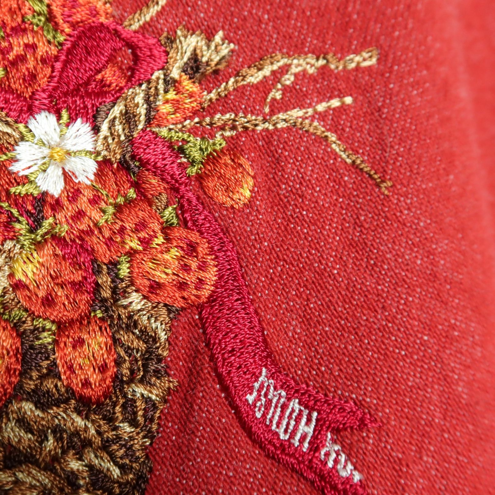 極美品】ピンクハウス☆かごストロベリー刺繍♪デニムのジャンパー