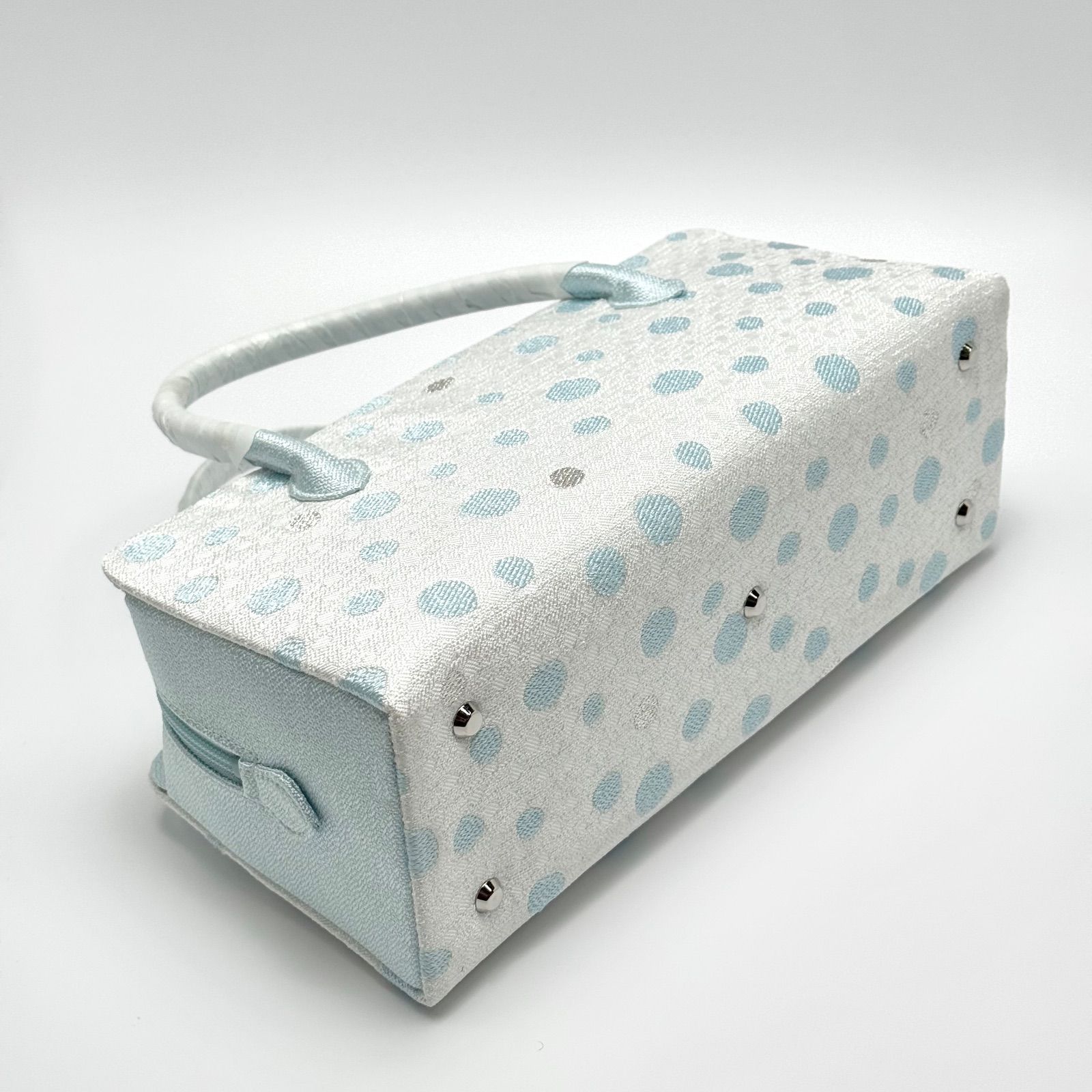 西陣織生地 利休バッグ 京都ゆうび 大小あられ 日本製 0176 - メルカリ