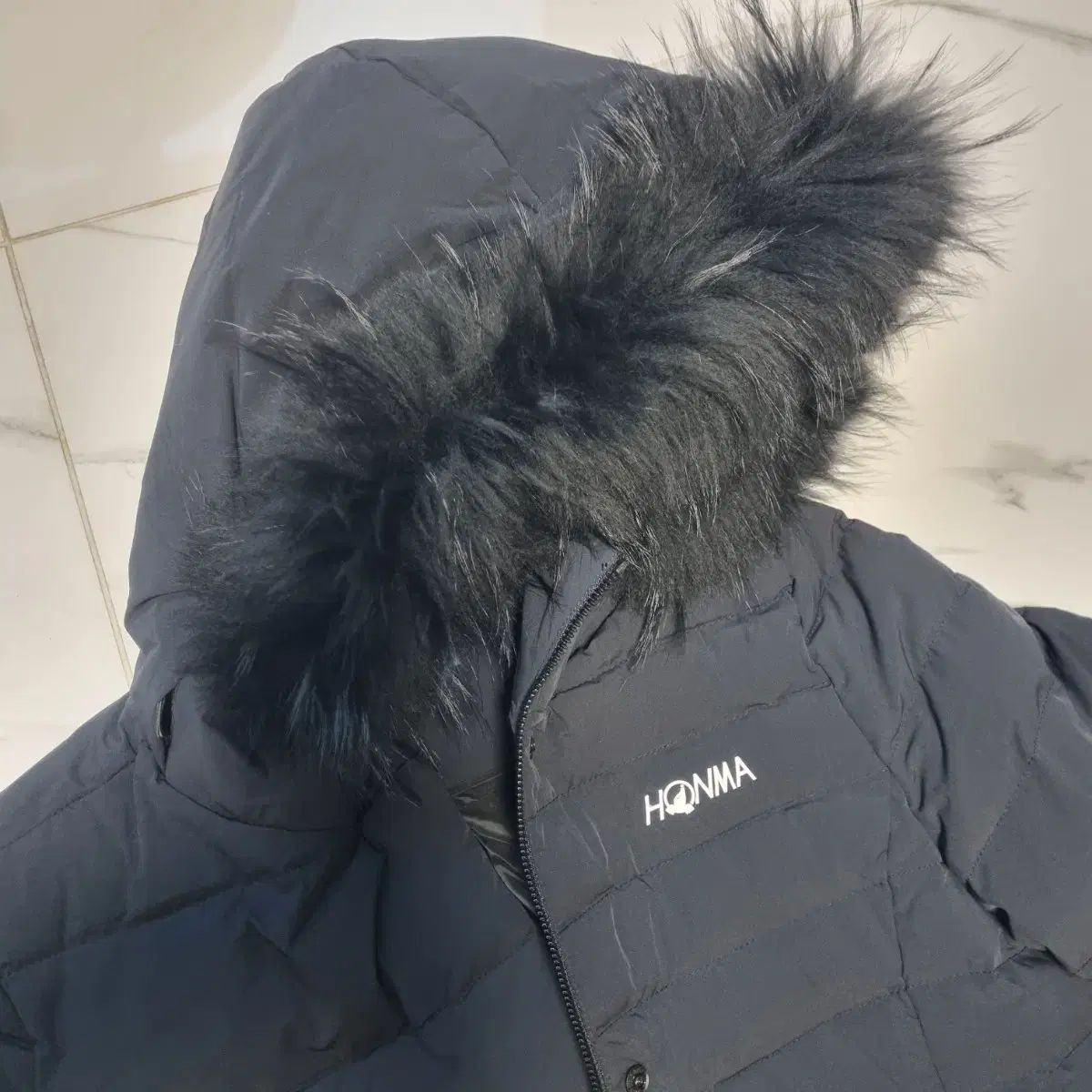 【新品・未使用】ホンマゴルフ　ダウン HONMA(ホンマ)ゴルフ レディース グース ダウン ブラック 90 - メルカリ