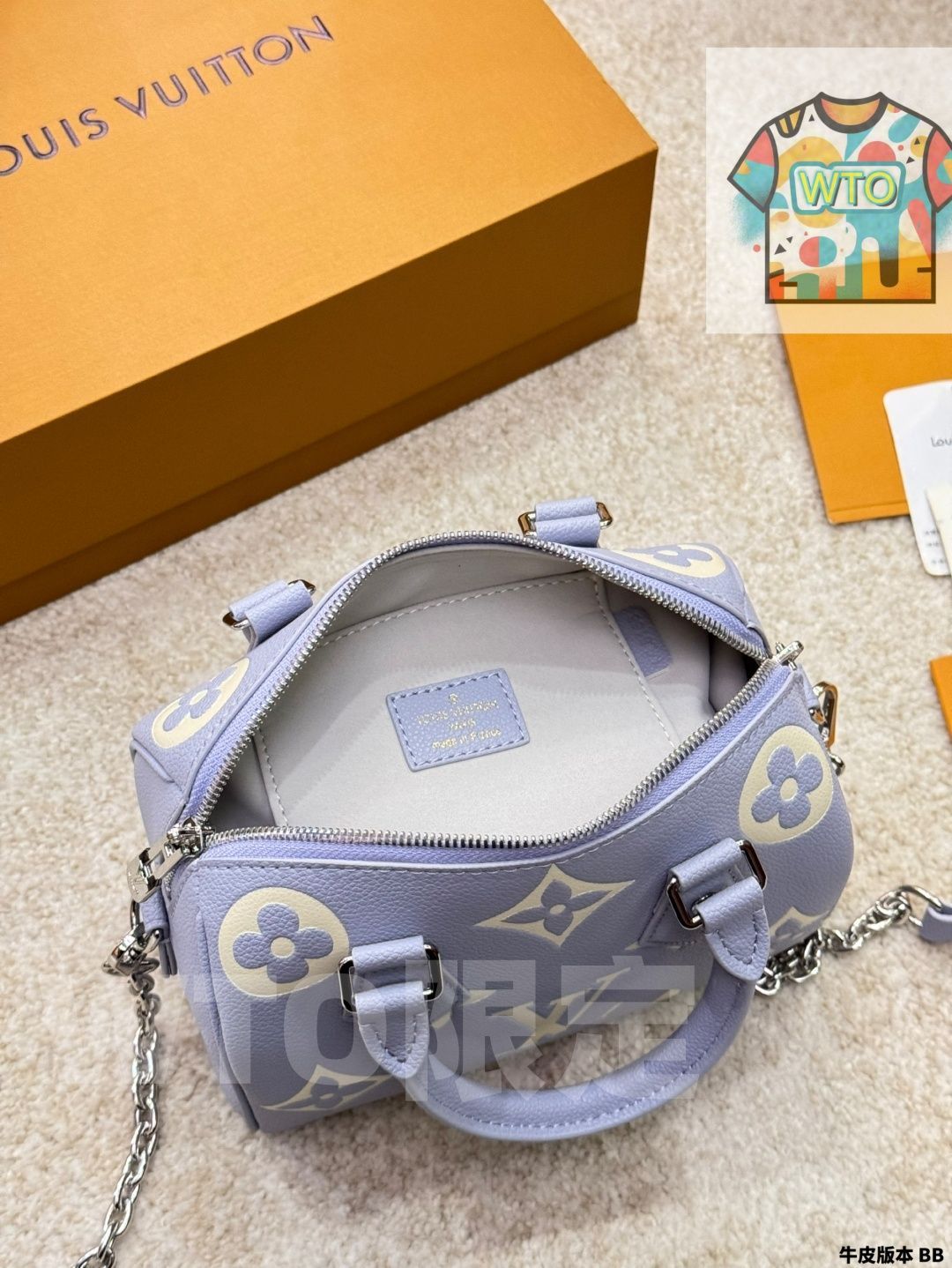 今日特価】Louis Vuitton New Nano Purple Bucket Bag - ルイ