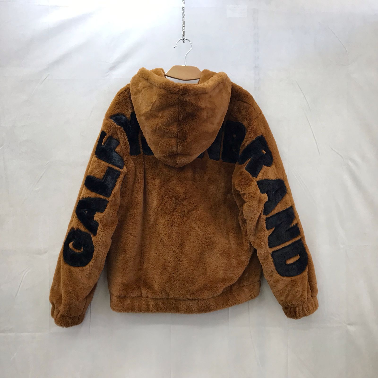 GALFY ガルフィー ボア アウター ブルゾン ジップアップジャケット 茶