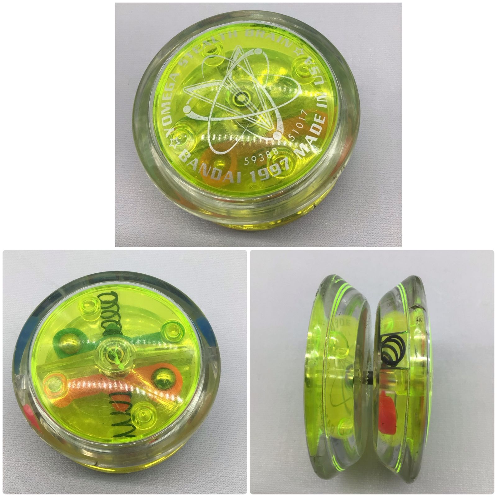 11260 【当時物】BANDAI バンダイ YOMEGA ハイパーヨーヨー 5個セット