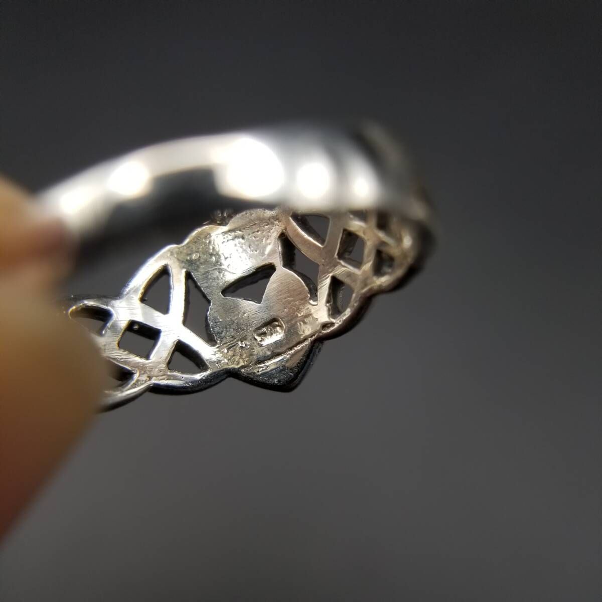 クラダリング ケルトノット ハート 925 シルバー リング 銀 指輪 Claddagh Celtic Irish Y24-D②