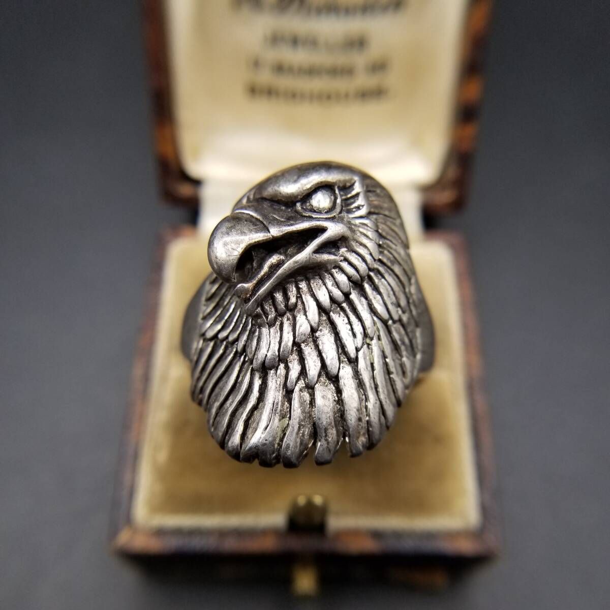 d*9様 VOGTシルバー925 14K牛彫刻リング d*9様 VOGTシルバー925 14K牛彫刻リング d*9様 VOGT