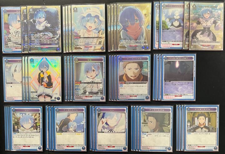 ユニアリ 青 リゼロ レムスバル デッキ パーツ付き SR 【公式通販】