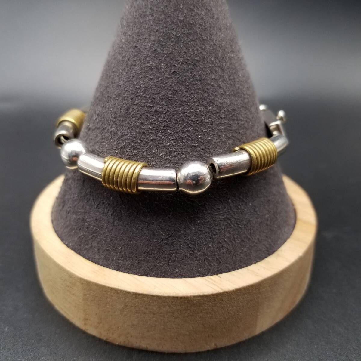 LATON メキシコ 925 シルバー ボール バーチェーン 真鍮Mix