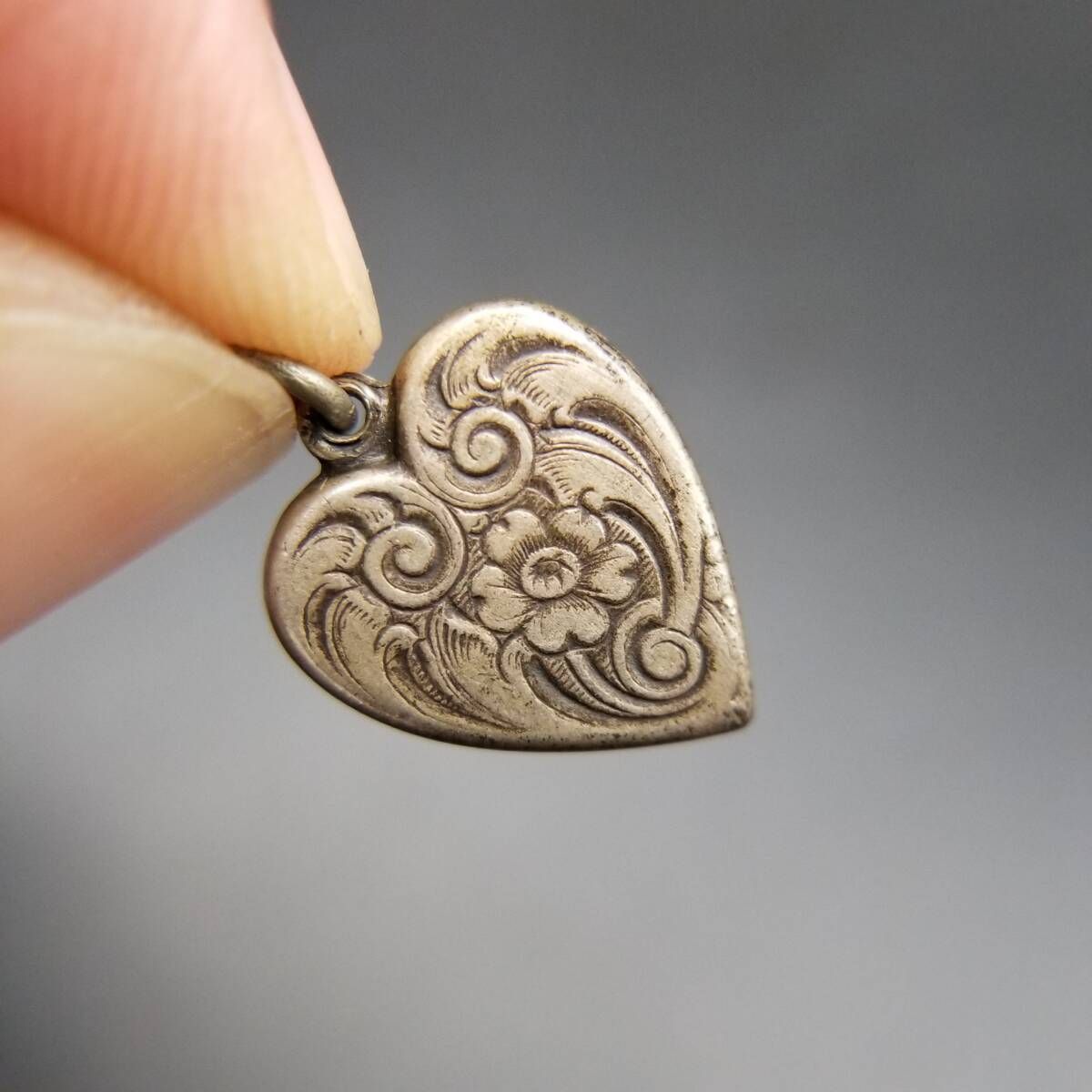 WWII期 ヴィンテージ スウィートハートジュエリー アールヌーヴォー 花