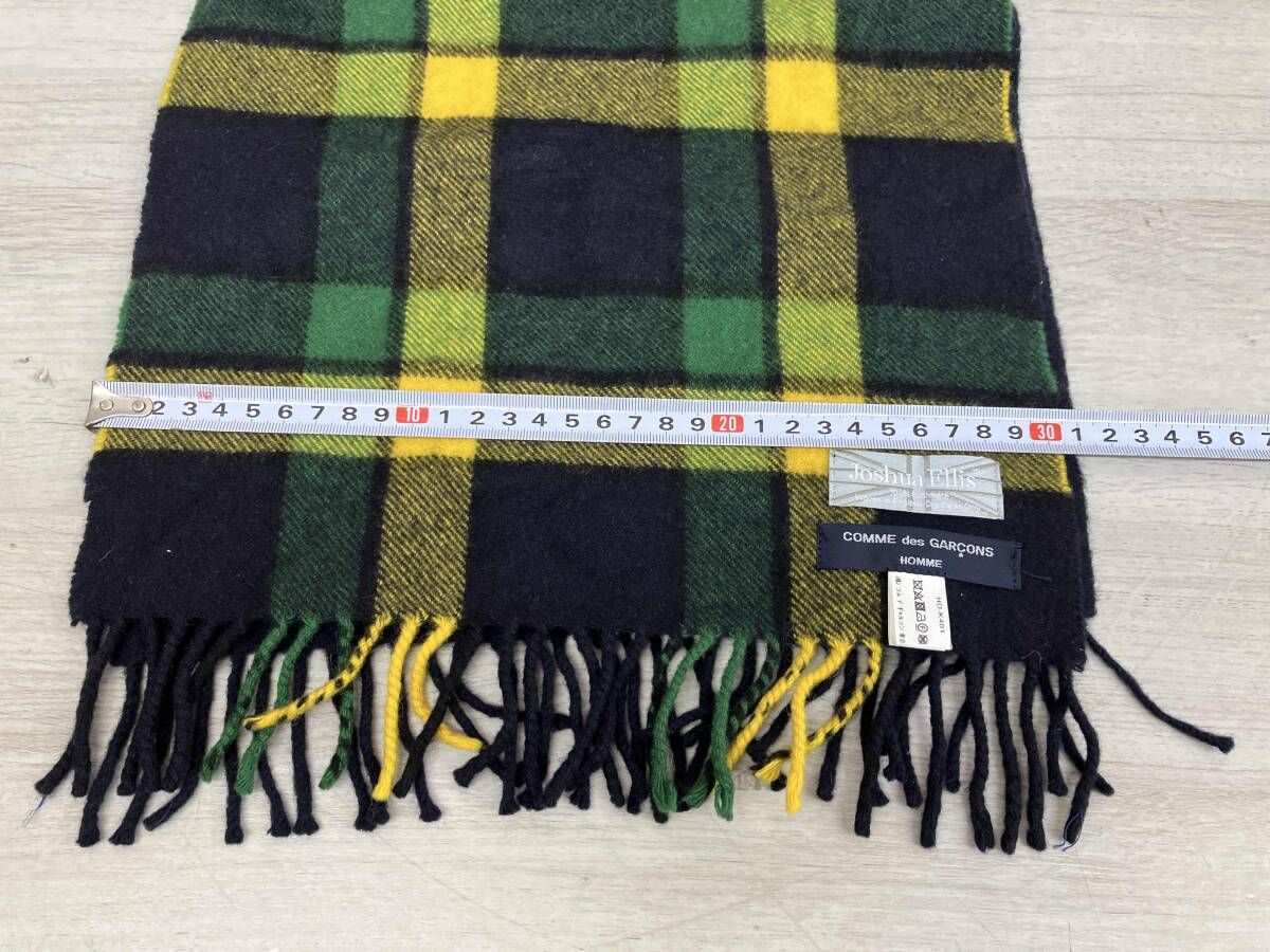 Joshua Ellis COMME des GARÇONS マフラーカシミア Joshua Ellis