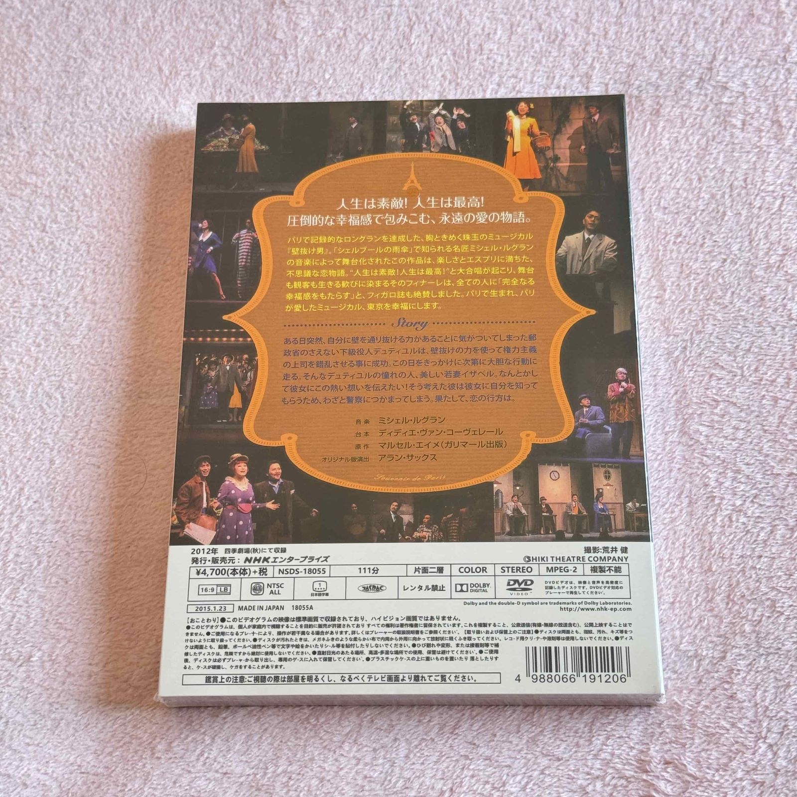 劇団四季 ミュージカル 壁抜け男～モンマルトル恋物語～ 廃盤 DVD