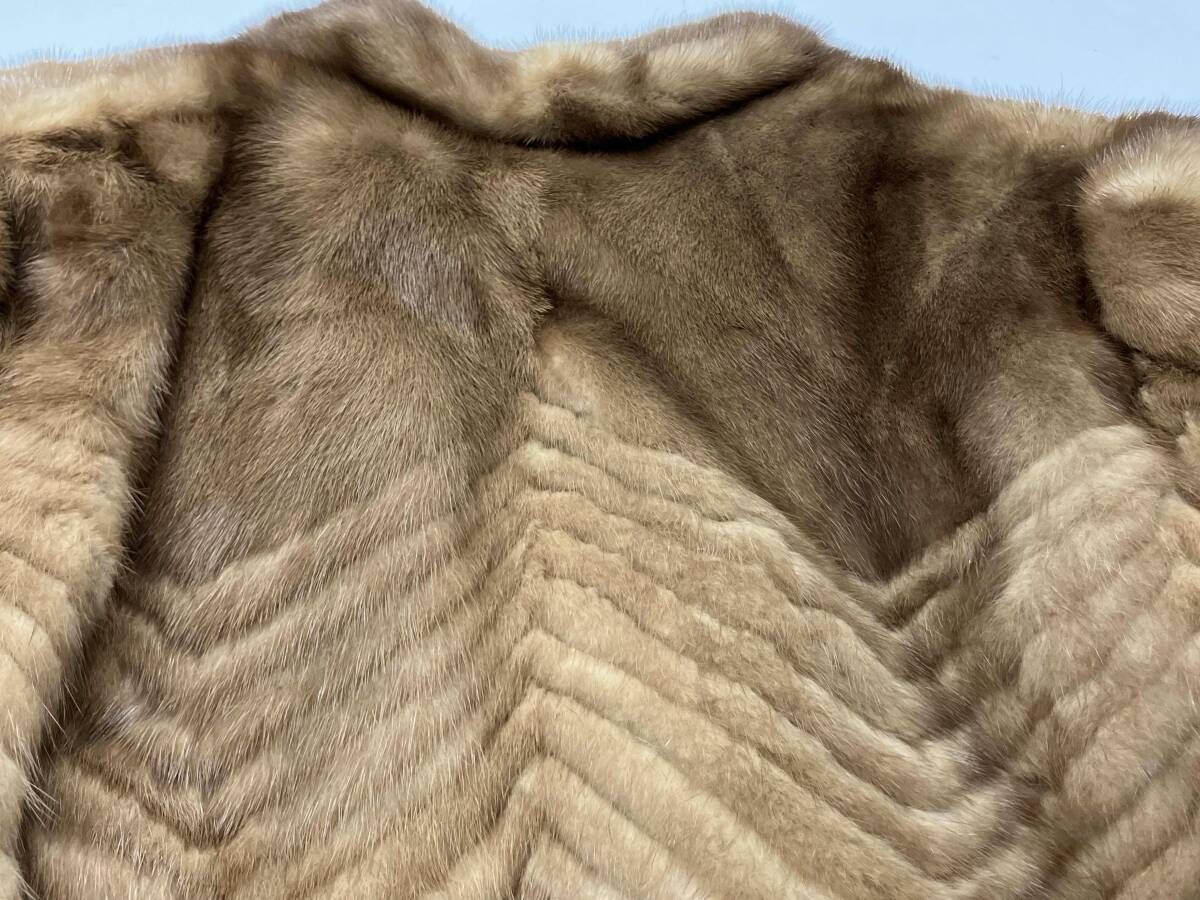 MIZUVE サガミンク ロイヤル 毛皮コート BOX付属 ブラック 11号 MIZUVE サガミンク ロイヤル 毛皮コート BOX付属 ブラック 11号 SAGA