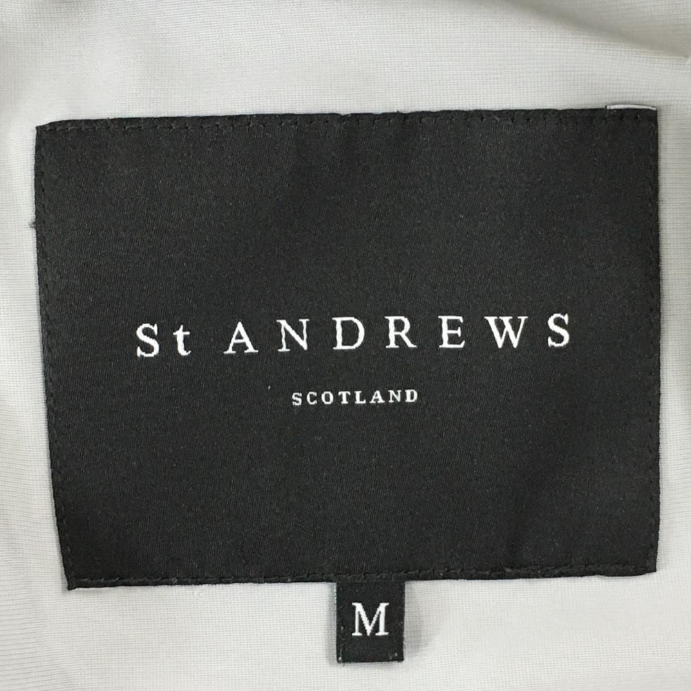 美品】セントアンドリュース ジャケットブルゾン 杢グレー ロゴ