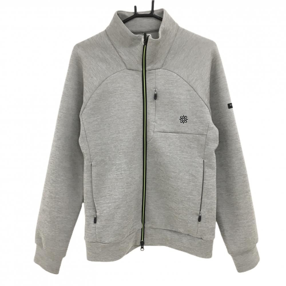 美品】セントアンドリュース ジャケットブルゾン 杢グレー ロゴ