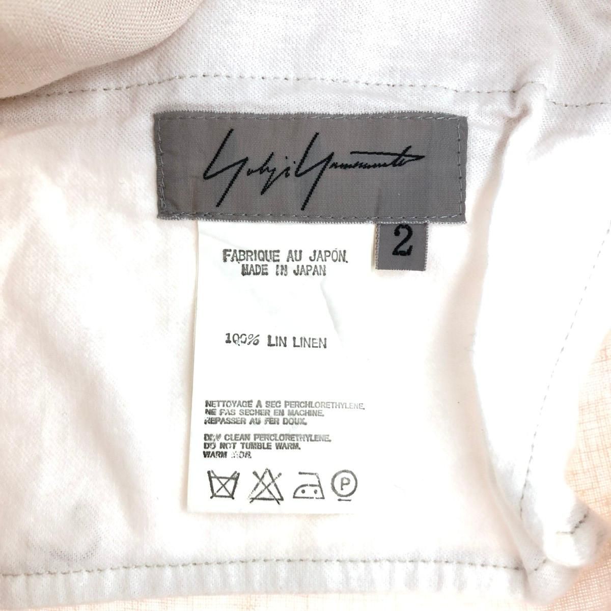 YOHJI YAMAMOTO ヨウジヤマモト 切りっぱなしデザインスカート サイズ  