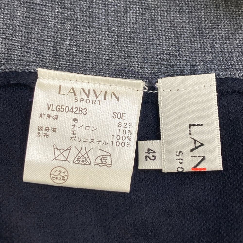 LANVIN SPORT サイズ42 タグ付き新品　定価58300円 LANVIN SPORT サイズ42 タグ付き新品 定価58300円 - メルカリ