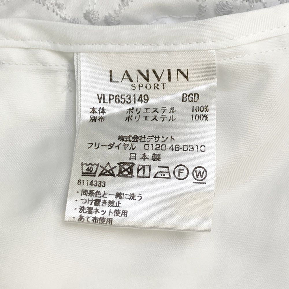 サイズ：40 LANVIN SPORT ランバン スポール ジップベスト 花柄